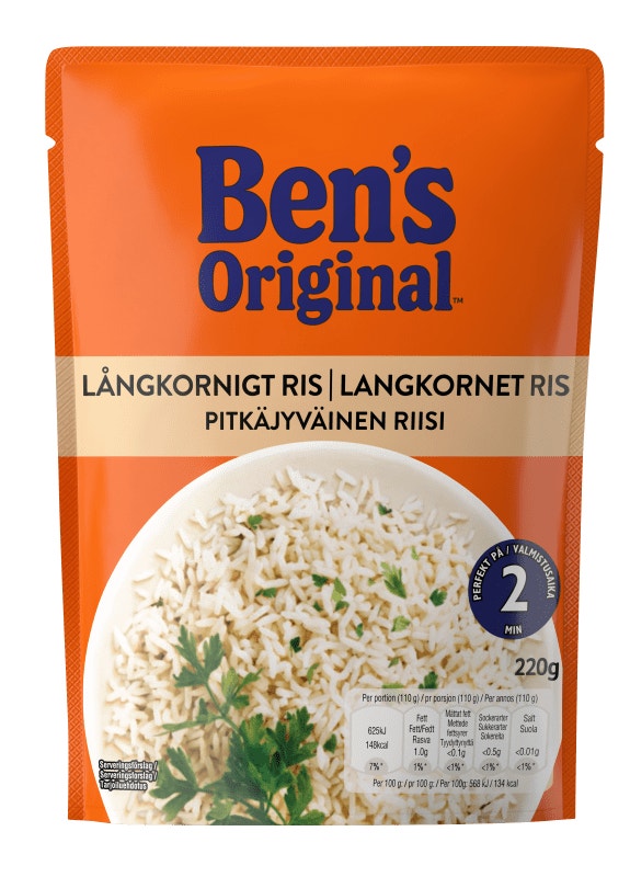 Ben's Original Pitkäjyväinen valmisriisi