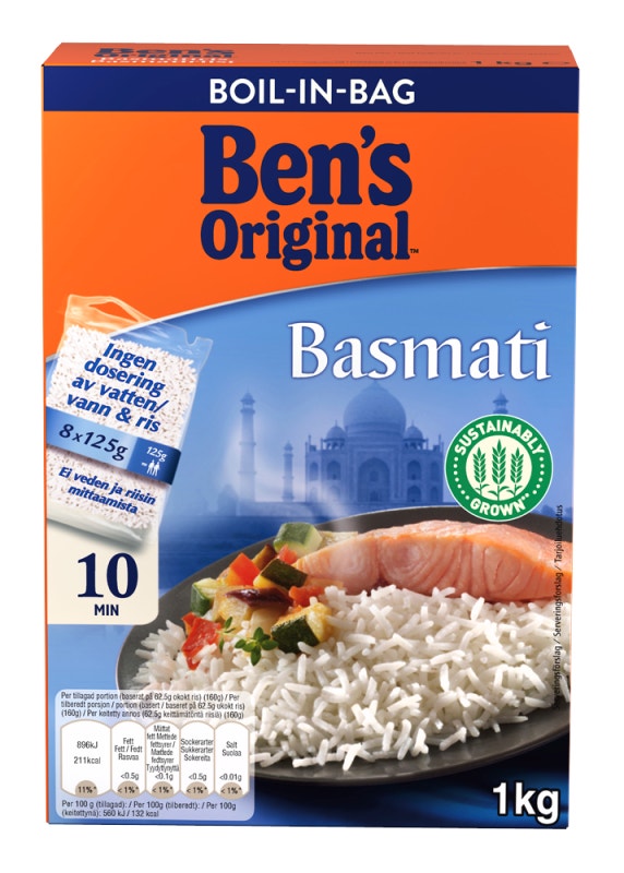 Ben´s Original™ Boil in Bag Basmatiriisi 1kg