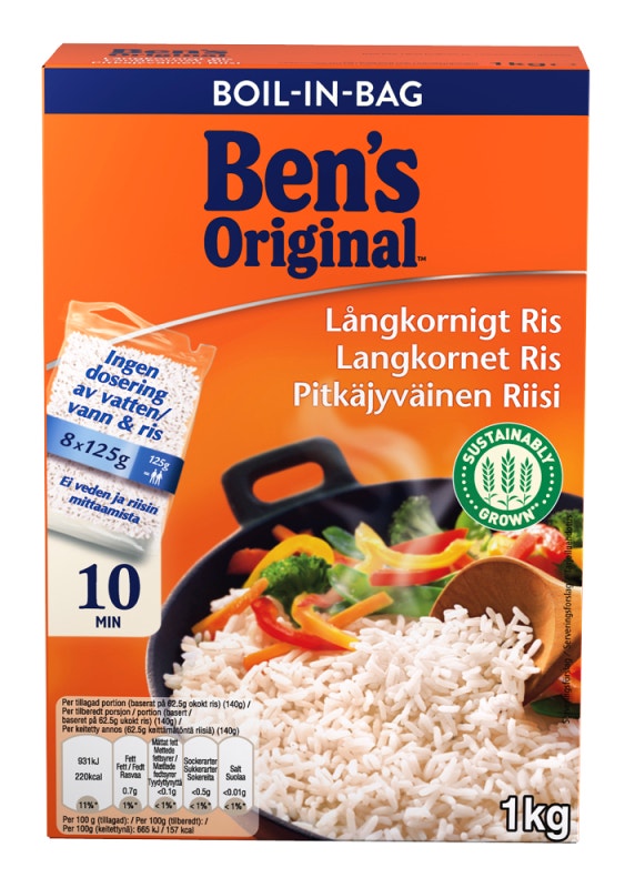 Ben´s Original™ Boil in Bag Pitkäjyväinen 1kg